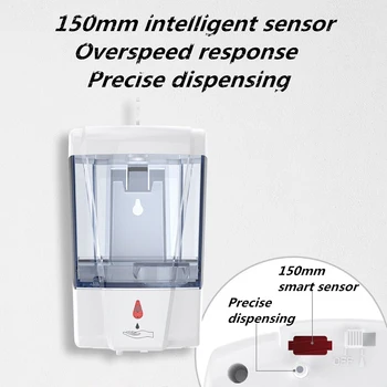 

Automatic Liquid Soap Dispenser Wall Mounted Smart Sensor Hand Washing Container Shampoo Lotion Shower Gel Foam Bottles