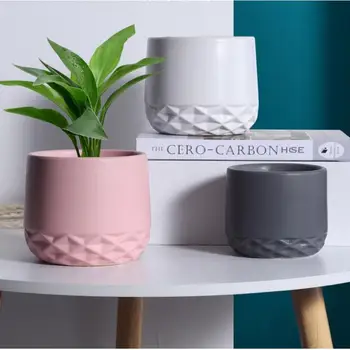 

European-Style Vases Simple Home Ceramic Flower Pot Multicolor Fleshy Flower Pot Home Bird Spikes Gardening Christmas Decoration