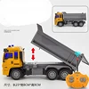 2.4GHZ Rc Cars Dump Truck Vehicle For Children Boys Xmas Birthday Gifts Simulation City Transporter Engineering Model Beach Toys 1