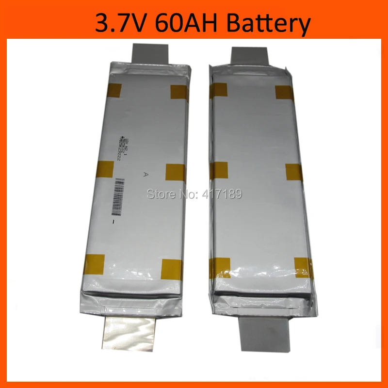 

No taxes 3.7V 60Ah LG Lithium Polymer Battery Pouch Cell 24V 36V 48V 60AH for Lithium Custom Electric Bike Battery Packs