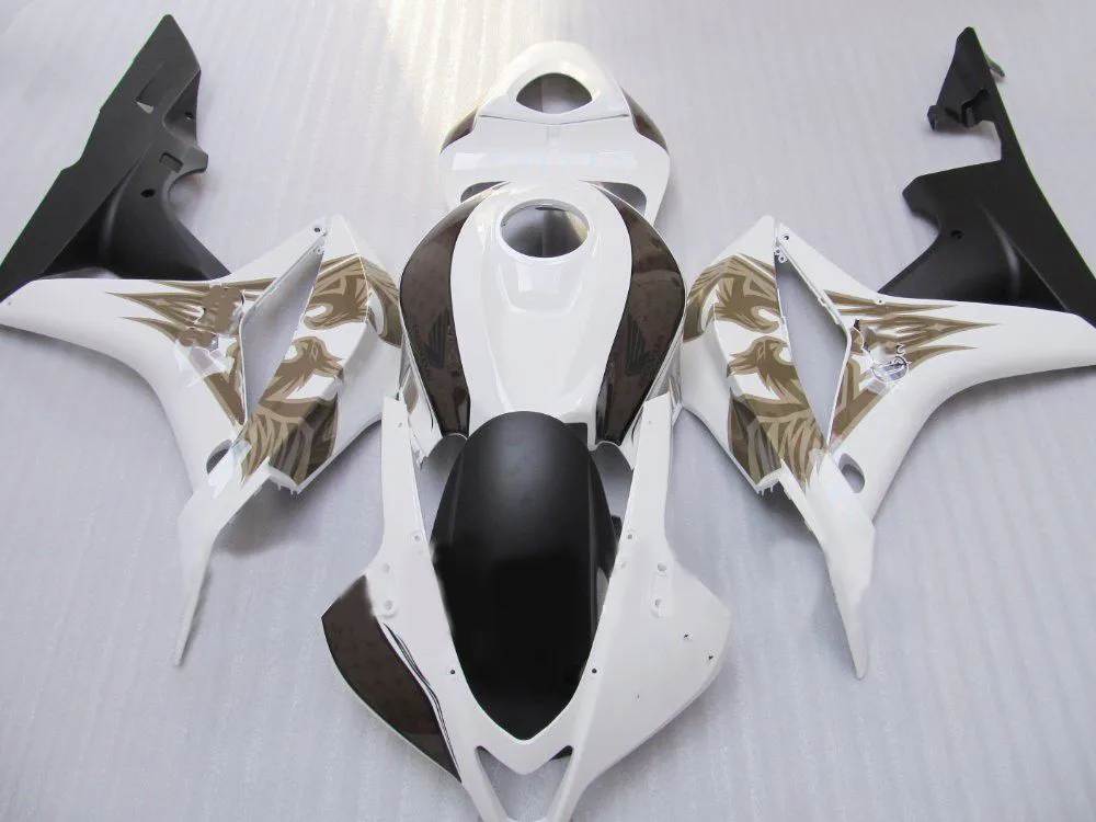 Комплект обтекателей для мотоцикла HONDA CBR600RR F5 07 08 CBR600 RR CBR 600RR 2007 2008 Белый