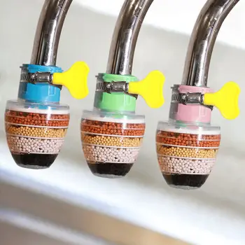 

Kitchen Faucet Activated Carbon Water Purifier Water Filter Purification System Remove Rust Sediment Filtering Suspe