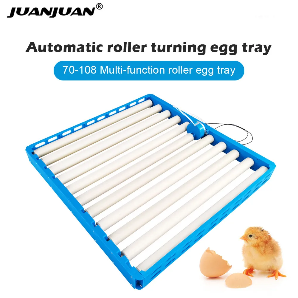 Egg Incubator 360&deg; Automatic Rotary Egg Tray 70-108 Eggs Incubator 220V Chicken Duck Goose Quail Egg Tray Tool Poultry Supplies