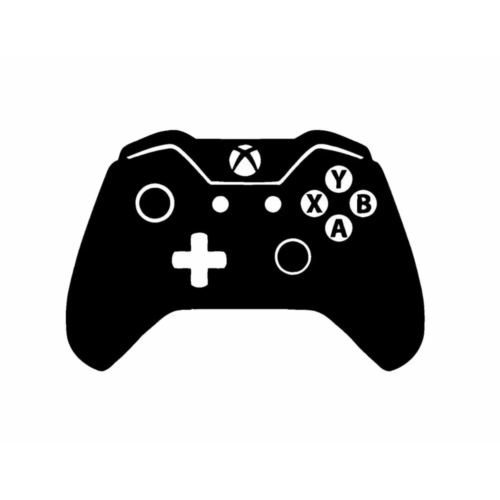 

14.4*9.7CM One Controller Gamer Vinyl Black Car Sticker Rear Fender Accessories for Dodge Caliber Buick Mitsubishi Ford Mondeo