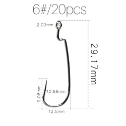 Durable Carbon Steel Crank Hooks with Large Rings and Eyes (6)
