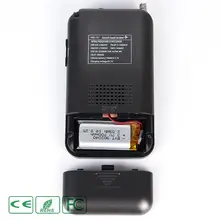 HRD-737 цифровой ЖК-дисплей полный диапазон радио портативный FM/AM/SW/CB/Air/VHF World Band стерео приемник радио с будильником