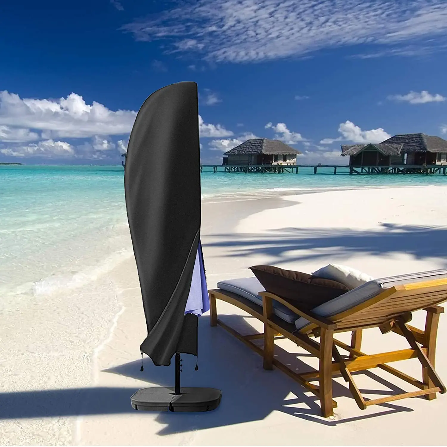 Umbrella Cover Patio Umbrella Cover Waterproof Outdoor Umbrella Cover Zipper For 6 sizes Cantilever Covers