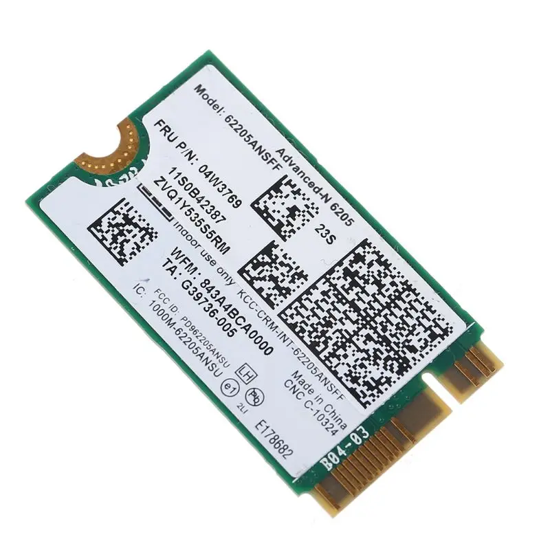 Для lenovo Thinkpad x1 62205ANSFF N6205 62205AN SFF wifi карта wifi сетевая карта