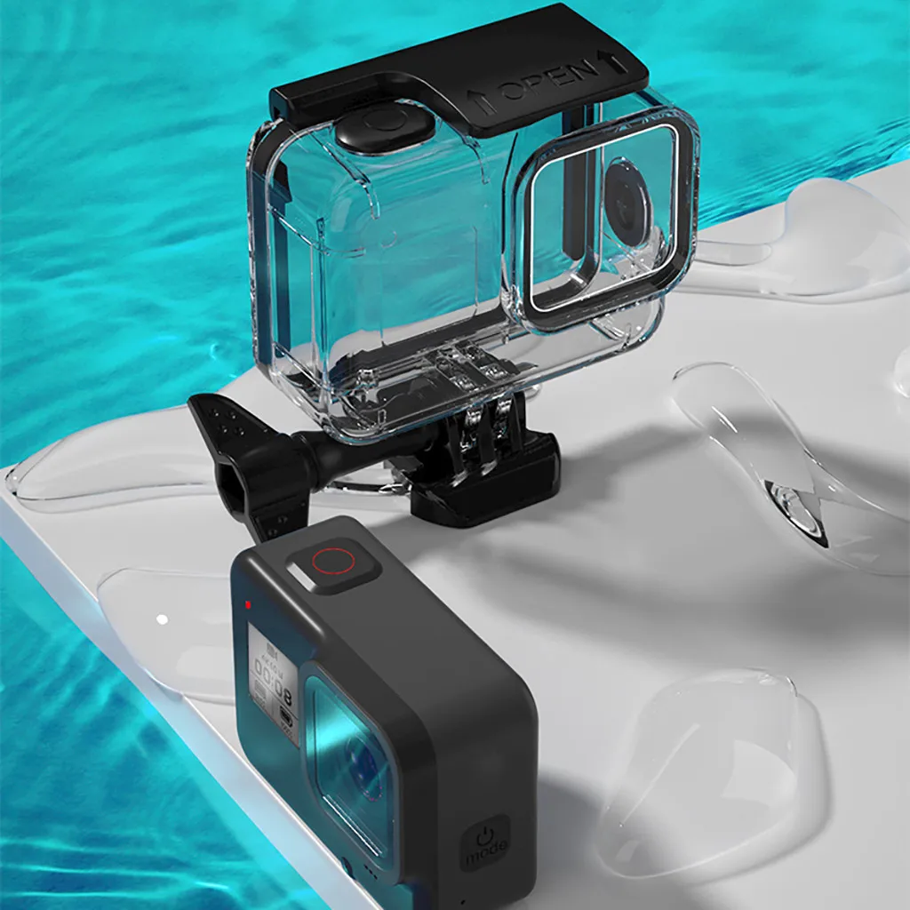 Дорожный Чехол для Gopro, набор аксессуаров для Go Pro 8, чехол для экшн-камеры, защитный, в том числе, для спорта на открытом воздухе, водонепроницаемый комплект