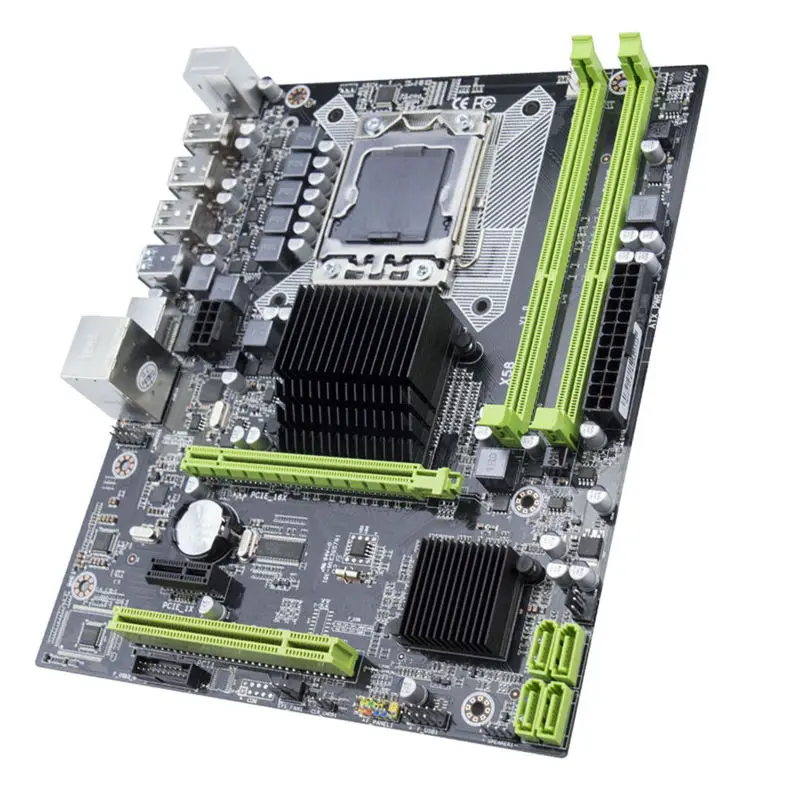 X58 Lga 1366 Motherboard Support For REG ECC Server Memory And Xeon Processor 32 Ram With 4