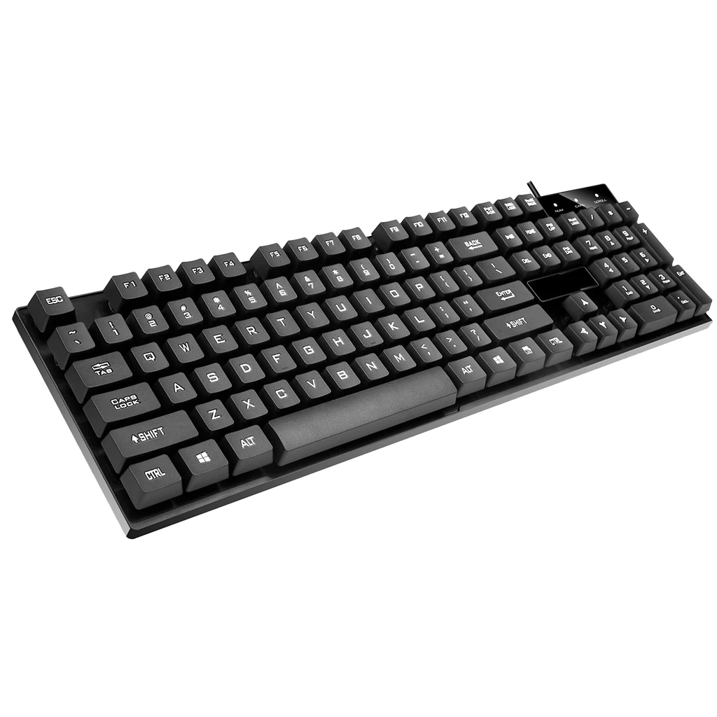 Professional Gaming Keyboard Wired Computer PC Keyboard USB Cable Office Keyboard for Laptop Desktop PC Game Keyboards