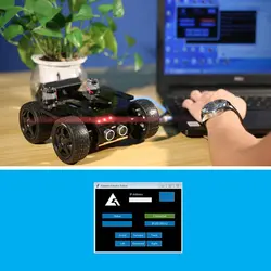 Brazo mecánico de cuatro ruedas para coche, aplicación de código abierto, Control automático, evitación de obstáculos, Robot inteligente