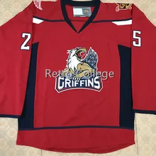 25 Дилан Ларкин GRAND RAPIDS гриффинс мужские Ретро Возврат хоккейная Джерси Вышивка сшитая на заказ любой номер и имя