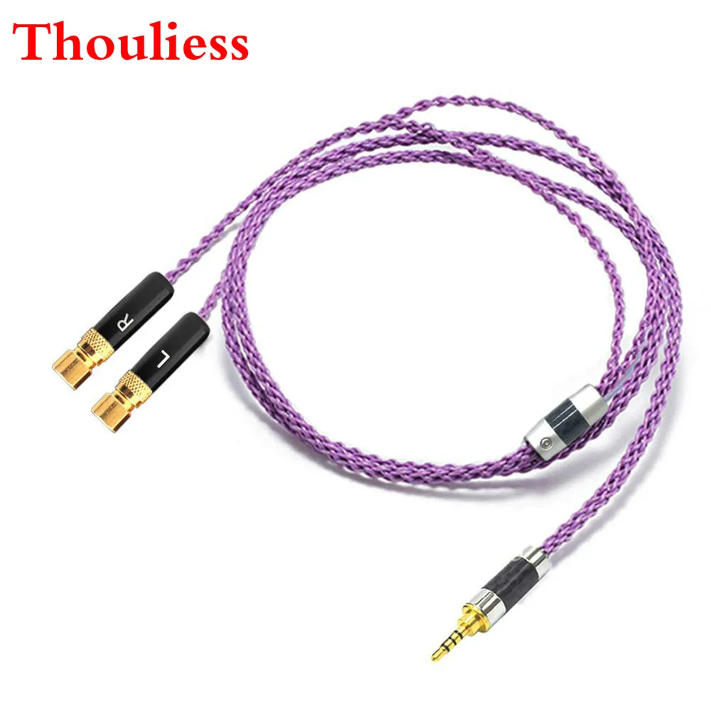 Thouliess HI FI 8Core Silver Plated Headphone Replacement Upgrade Cable for HE400 HE5 HE6 HE300 HE560 HE4 HE500 HE6 Headphones