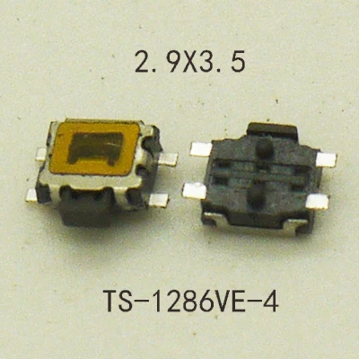 20 Stuks 12V Zijdrukknop Tact Sw Kortstondige Tact Schakelaar 4pin Smd 3X4Mm/3,5X4.7Mm/4X6Mm Voor Telefoon/Mp4/Toetsen