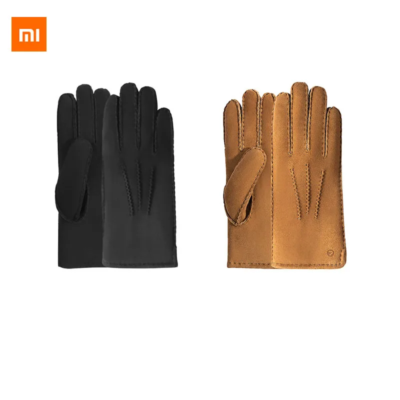 Теплые перчатки из овчины Xiaomi Mijia Qimian(серия AllNature) для мужчин и женщин, мех из мериносовой овчины, теплый и теплый
