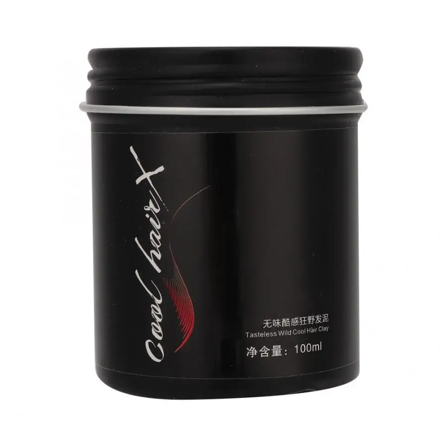 Hair Mud Гель-клей для волос, воск, 100 г, увлажняющий крем для мужских волос, долговечный, для укладки волос, грязь/восковая глина для всех волос - Цвет: Hair Mud