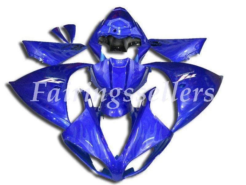 

4 Free Gifts New ABS Full Tank Fairing Fit For Yamaha YZF1000 R1 2009 2010 2011 2012 YZF R1 Custom Fairings Kit All Blue