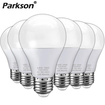 

6pcs LED Bulb AC 220V E27 3W 6W 9W 12W 15W 18W Smart IC Lampada LED Lamp Cold Warm White Ampoule Bombilla Led Light Bulb