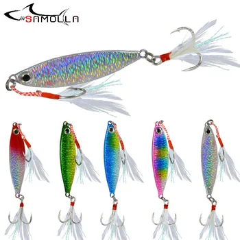 HOT PROMO ❤️ Jig Fishing Lure Weights 8-20g Jigs Metal Jig Articulos De Pesca Isca Artificial Fake Fish Fishing Jig Lures - discount item 35% OFF Sports & Entertainment
