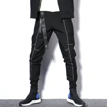 

Darkly Style Men Hip Hop Pant Black Multi Pocket Fashionable Casual Trousers Fashion Leisure Trouser Hip Hop Cargo Pants 2020