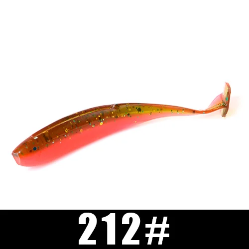 FISH KING Easy Shiner 8 шт./упак. мягкие рыболовные приманки 100 мм 6,5 г вобблеры Карп Щука мягкие приманки силиконовые искусственные приманки - Цвет: 212