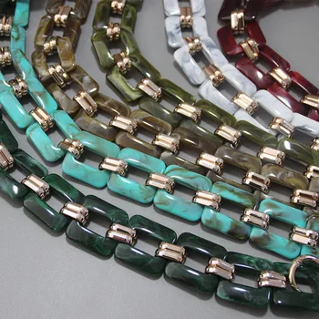 

Women Clutch Purse Chain New Bag Chains Lady Handbag Accessory Chain Detachable Replacement Acrylic Luxury Strap