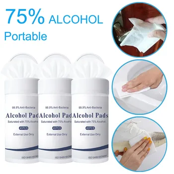 

Outdoor rapid volatile disinfection wipes Disinfectant Wipes Portable Wet Wipes Cleaning Wipes Hand Wipes 40Pcs/Box 50ml