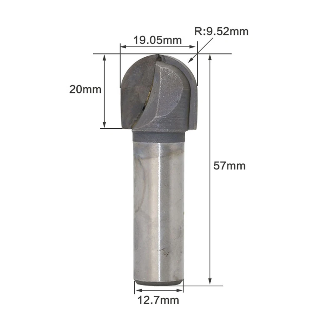 Crafts Round Router bits Repair Fixture 1/2 inch Parts Ball Nose Supply | Инструменты