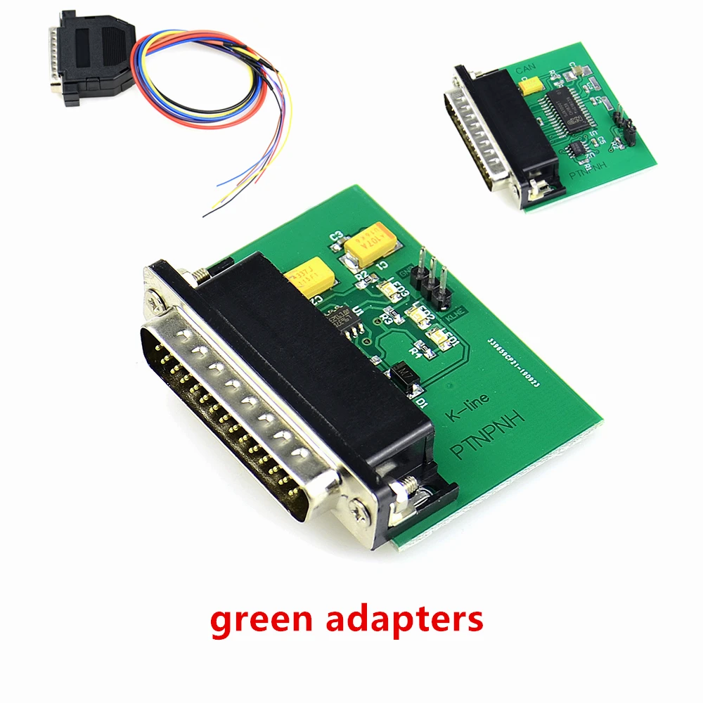 green adapter K-LINE адаптер для IPROG+ IProg Pro программист iProg для чтения K-LINE автомобилей - Цвет: green adapter