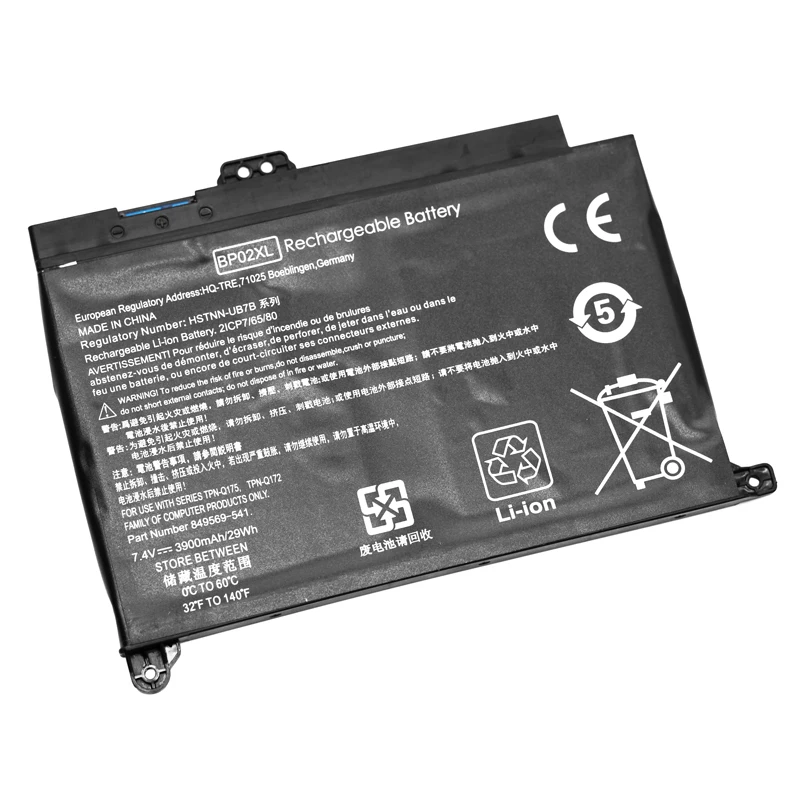 Golooloo 7,4 V 3900 мА/ч, BP02XL Аккумулятор для ноутбука HP Pavilion Тетрадь ПК 15 BP02041XL HSTNN-LB7H HSTNN-UB7B 849569-543