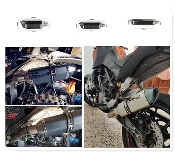 

38MM-51MM Universal Motorcycle Accessories Muffler Exhaust Pipe for HONDA Honda XADV 750 X-11 CB190R VT1100 GROM MSX125