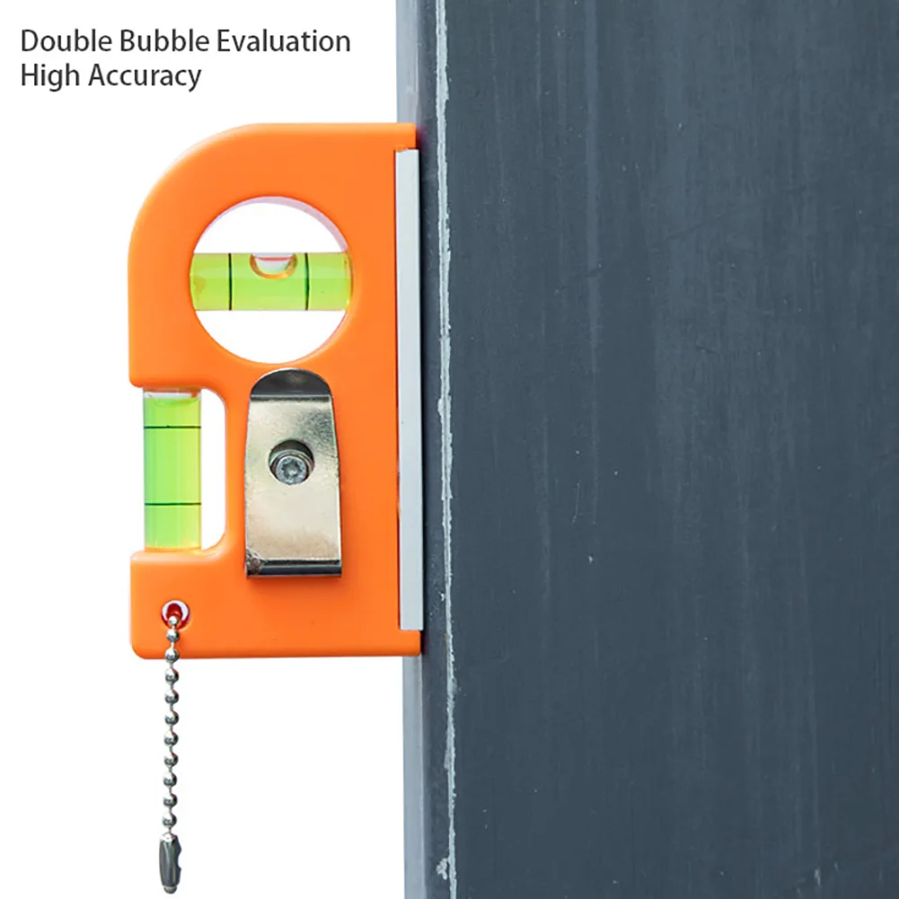 

Bubble Clamp Measuring Accurate Professional Mini Level Ruler with Keychain Magnetic Base