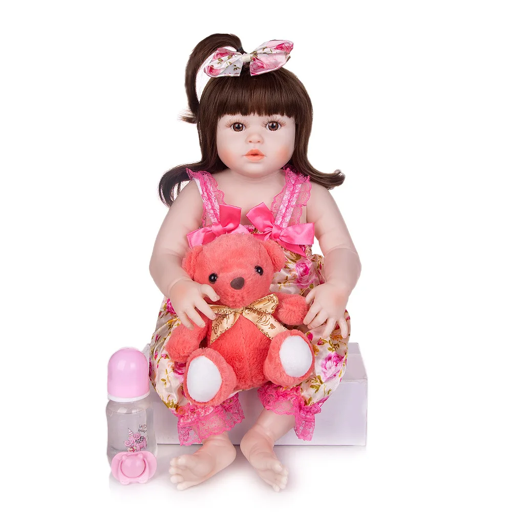 

55cm All Silica Gel Reborn Baby Doll Reborn Baby Doll Model Infant GIRL'S