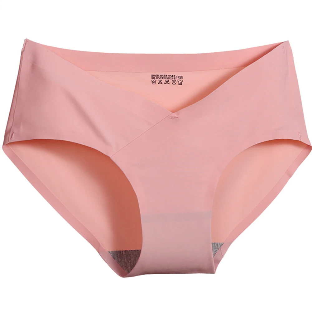 Ropa interior de maternidad para mujer, bragas de cuna de hielo sin costuras para embarazo, 2020