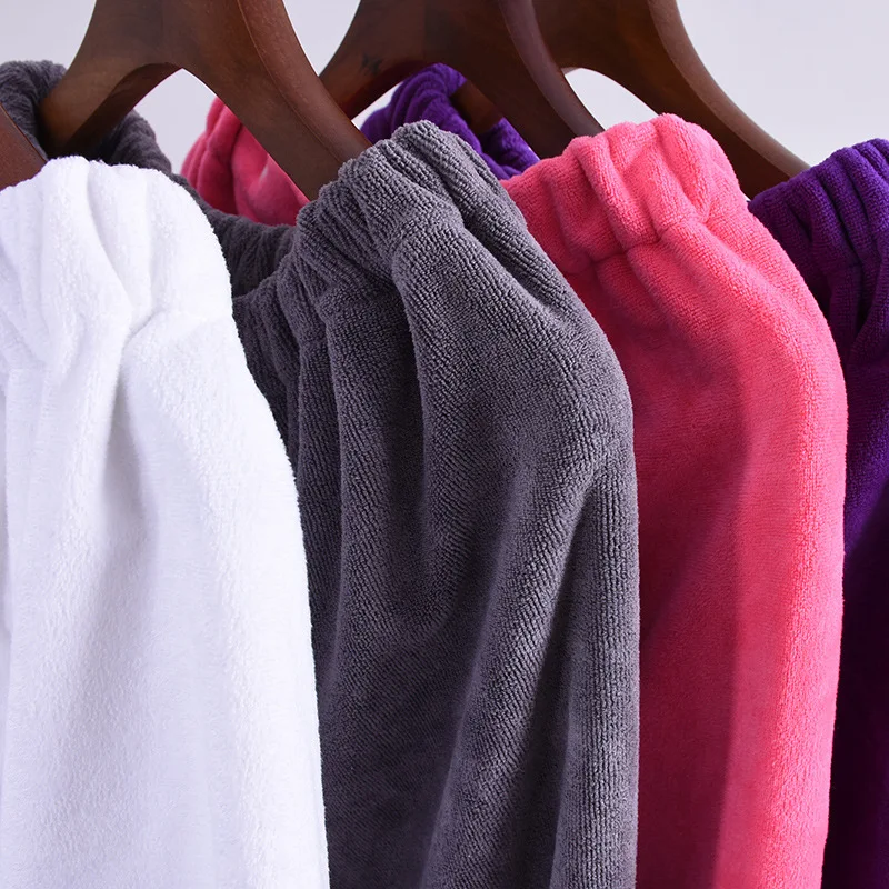 

Bath Towel Wearable Adult Female Wrap-around Tube Top Bath Skirt Non-Pure Cotton Soft Absorbent Beauty Salon Use Bathrobe
