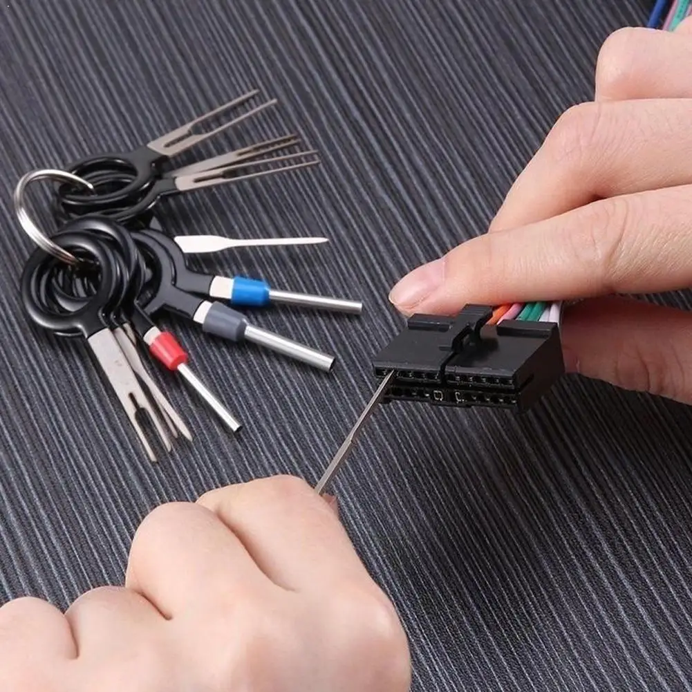

8/11/18/21/29/36/38pcs Terminal Ejector Kit Tools Pin Ejector Connector Set Terminal Kit Automotive Kit Wire Ejector Extrac G0E4