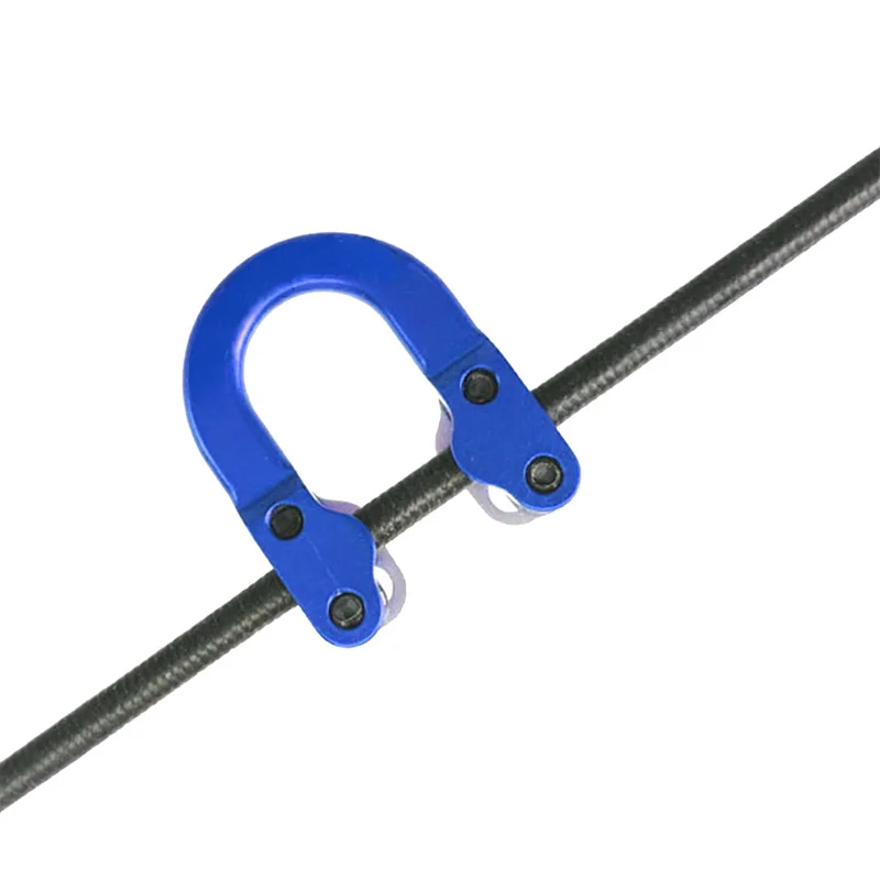 1 комплект Стрельба Из Лука Bowstring разделительный ползунок D петля кольцо и 1/" 3/16" алюминиевое визирное отверстие соединение лук Охота Стрельба аксессуары