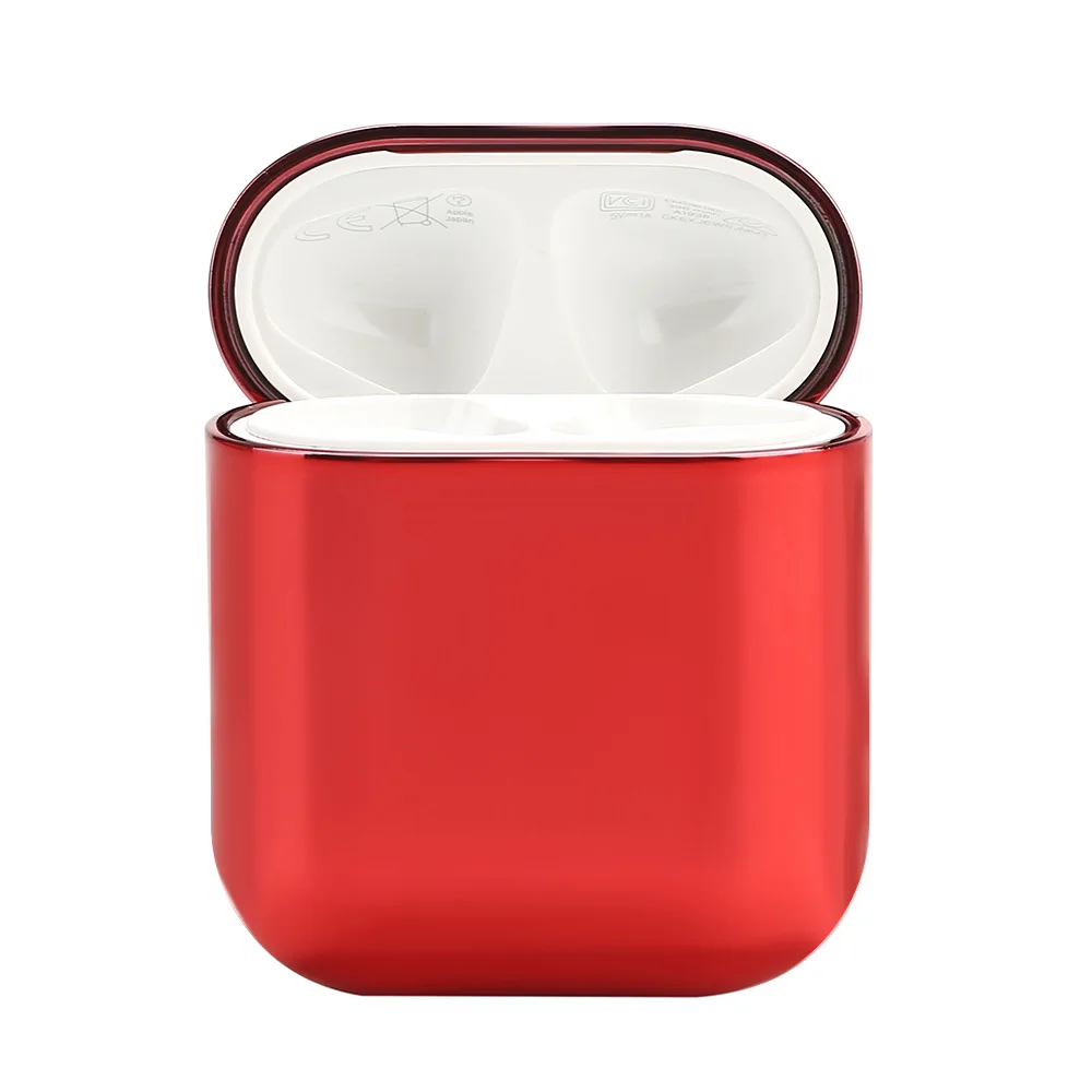 Роскошный Золотой защитный чехол s для Apple Airpods с гальваническим покрытием PC