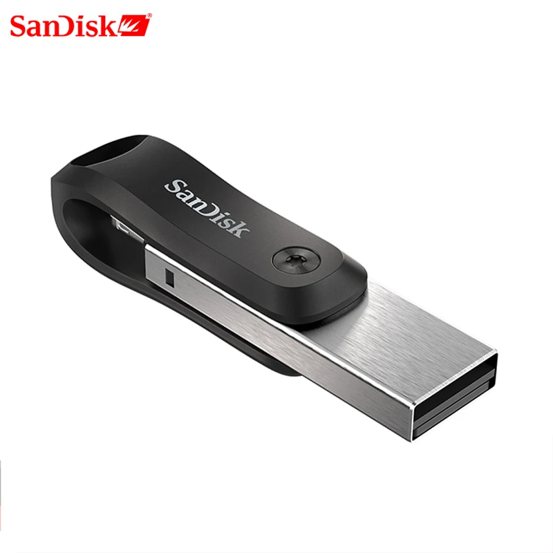 SanDisk SDIX60N OTG USB флэш-накопитель 128 ГБ 256 ГБ флеш-накопитель Lightning USB 3,0 Флешка MFi для iPhone и iPad