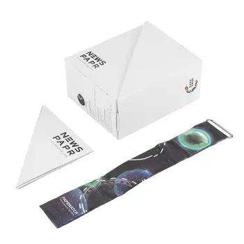 

Ultra Light Stylish Paper Strap LED Digital Watch Young Boys Girls Watch Waterproof Paper Strap Magnetic Closure Buckle Gift Box