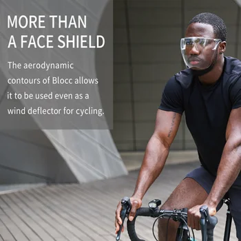 

Safety Face Shield Protective Gears Flexible Cross Helmet Goggles Men Women Proof Wind Proof Sand Proof Splash Proof Stylish