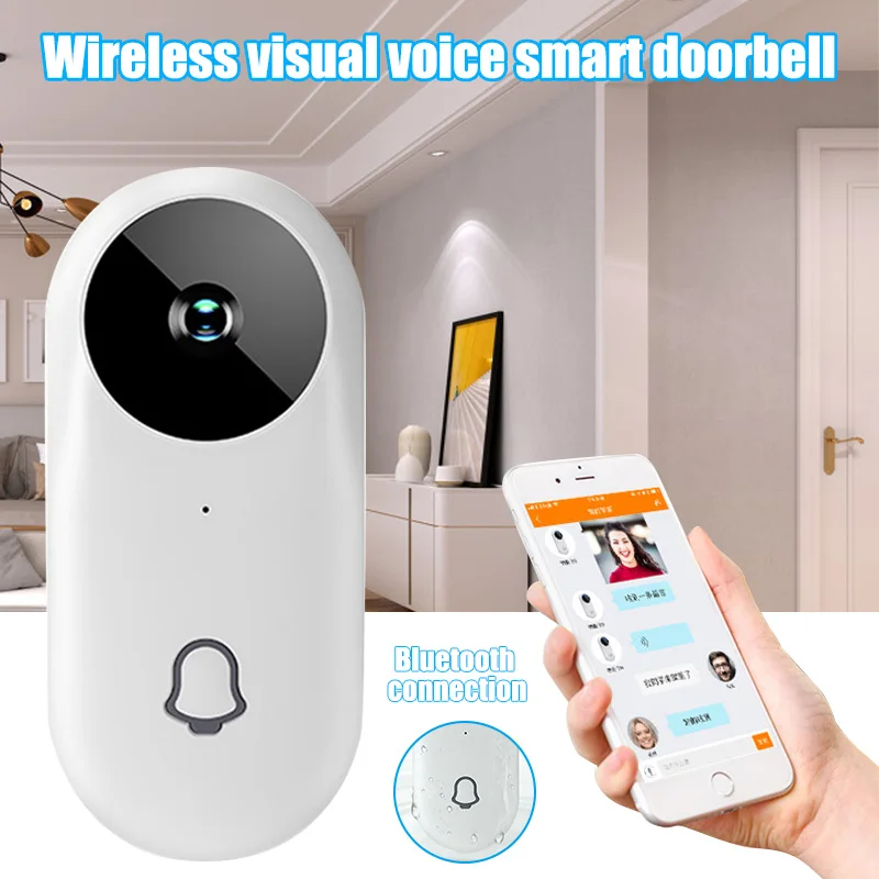 

Smart Visual Doorbell Viewer Wifi Wide Angle HD Night Vision Security Door Eye ING-SHIPPING