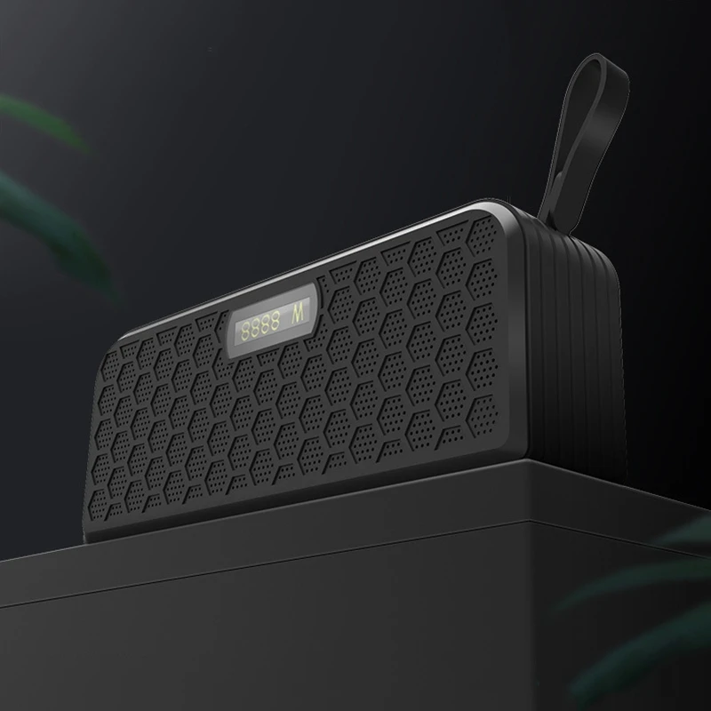 Bluetooth Speaker Portable Wireless Loudspeakers Outdoor Soundbar Subwoofer Support Tf Card Fm