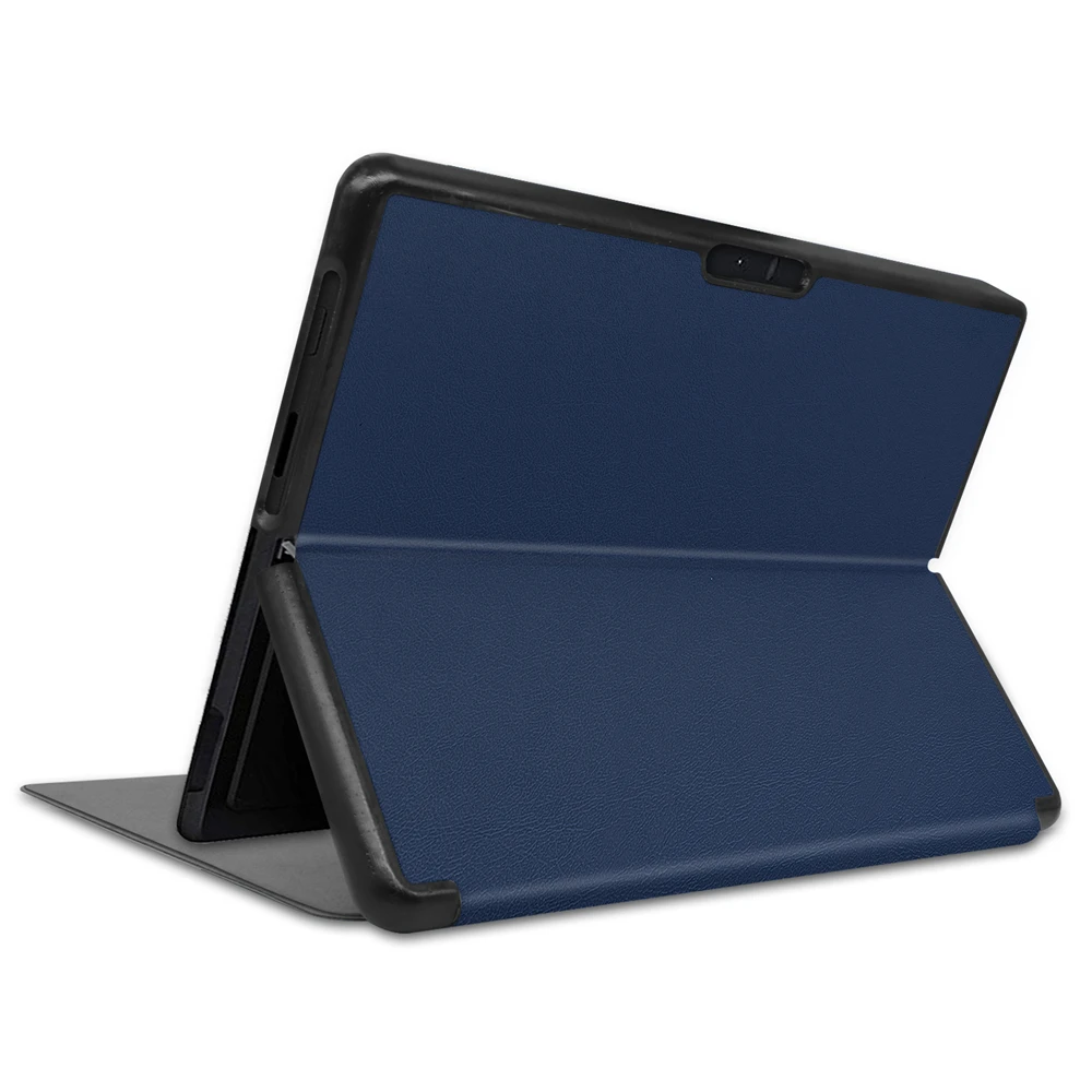 Чехол для планшета для Surface Pro X Slim Fit Stand чехол из искусственной кожи Folio чехол для планшета с держателем для ручки совместим с крышкой клавиатуры