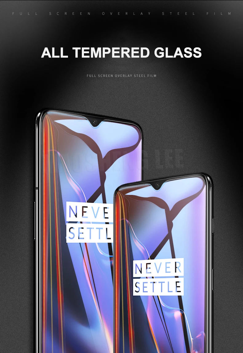 2 шт./лот защита экрана закаленное стекло для oneplus 7 7T 9H анти Blu-Ray стекло oneplus 7t one plus 7 стекло защитная пленка