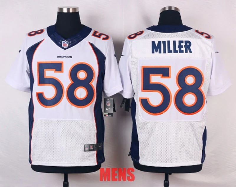 Stitiched, Denver Von Miller для мужчин женщин Молодежная Футболка - Цвет: Прозрачный
