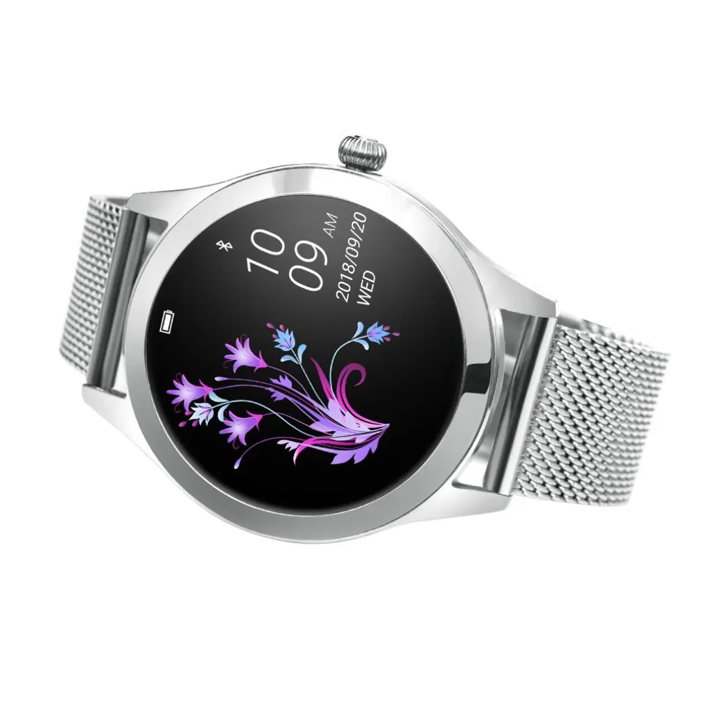 Kw10 Female Smart Watch Ladies Fashion Round