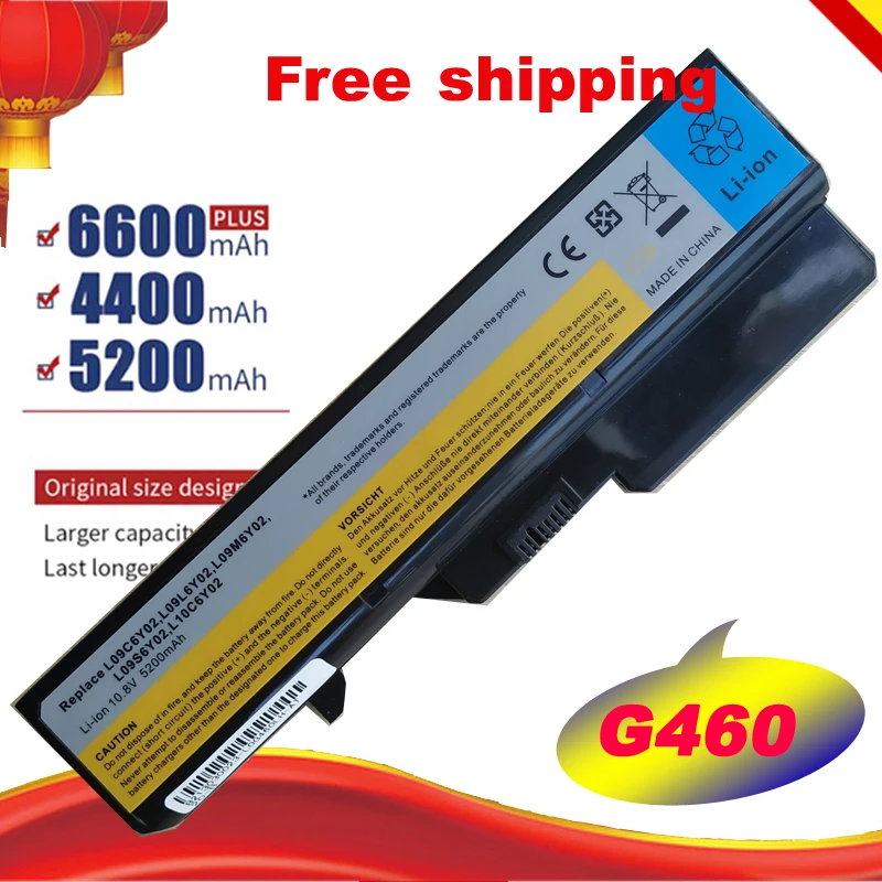 Сменный аккумулятор для ноутбука lenovo ideapad G460 G465 G470 G475 G560 G565 G570 G575 G770 Z460 L09M6Y02 L10M6F21