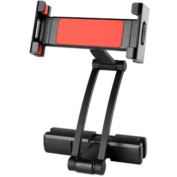 

Hands Free ABS Back Seat Headrest Mount Bracket Accessories Adjustable 360 Degrees Rotatable Car Tablets Phone Holder For IPad